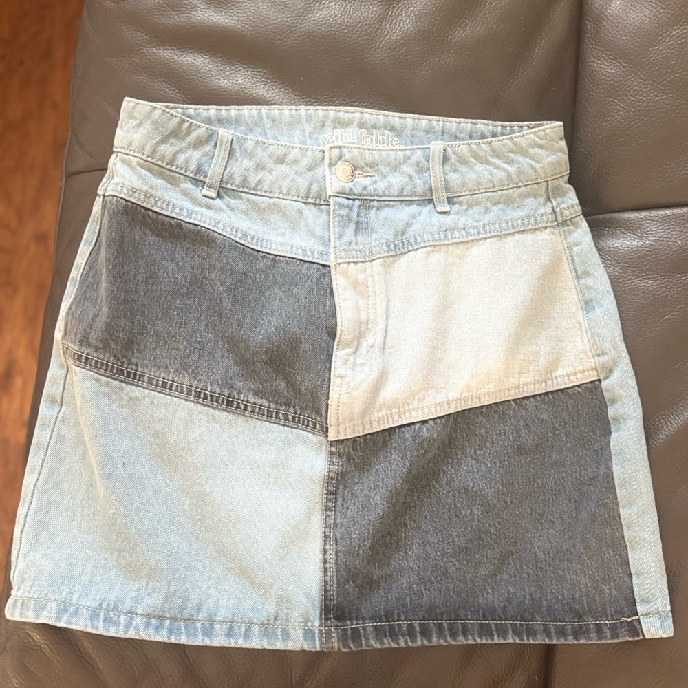 Wild Fable Light Blue Denim Skirt
